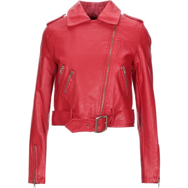 manteaux Koralline rouge teinte unie