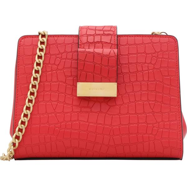 Sacs en bandoulière mini Visone rouge imprimé