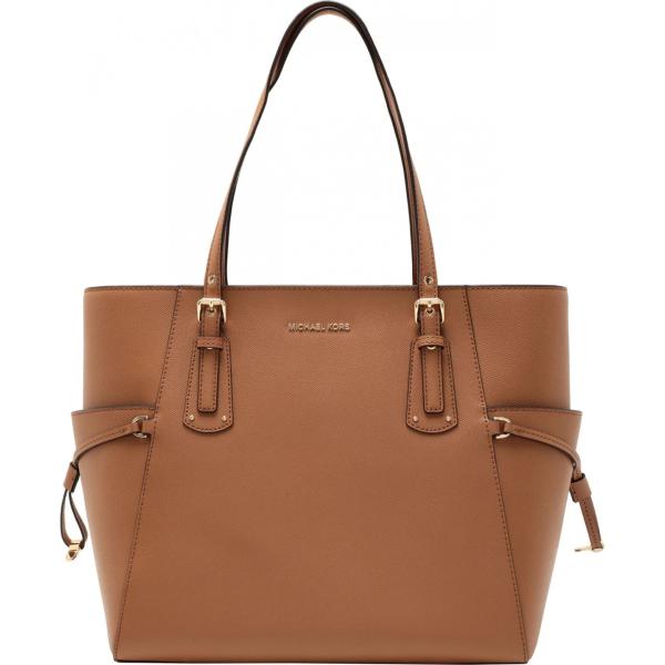sac cabas Michael Michael Kors marron teinte unie
