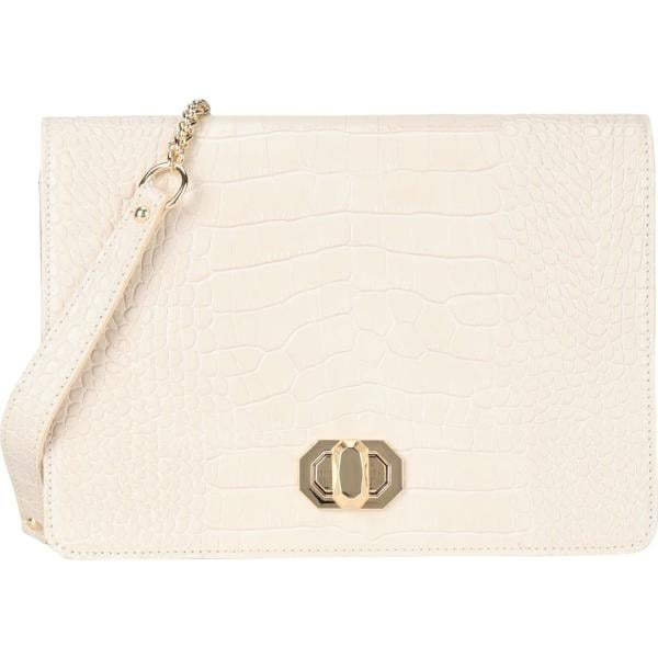 sacs en bandoulière Tuscany Leather blanc imprimé