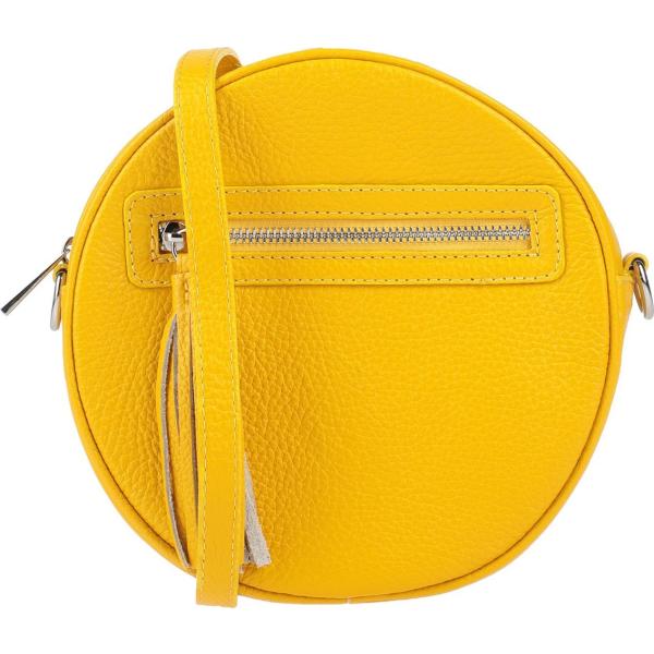 sacs à lépaule Studio Moda jaune teinte unie