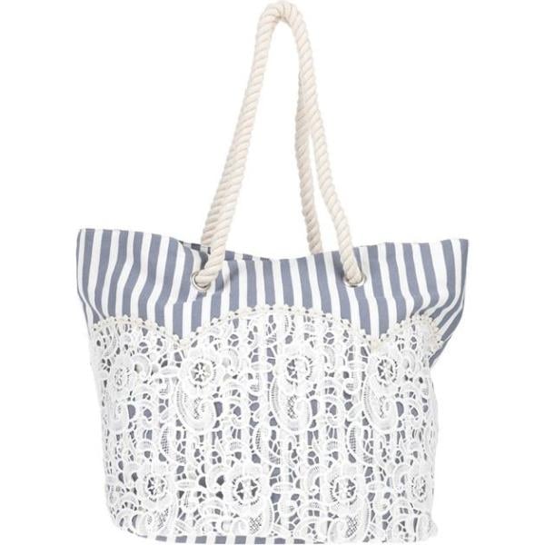 sacs à main Iconique blanc à rayures