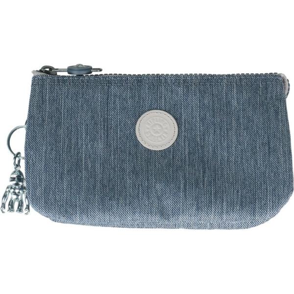 pochette Kipling bleu teinte unie
