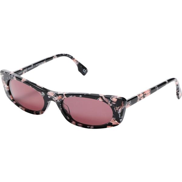 lunettes de soleil Le Specs noir à fleurs