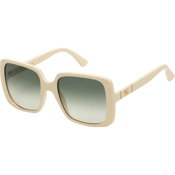 lunettes de soleil Gucci blanc