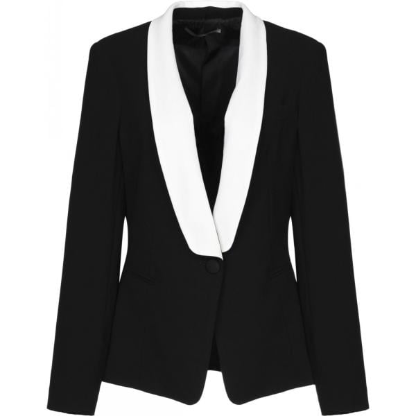 blazers Biancoghiaccio noir teinte unie
