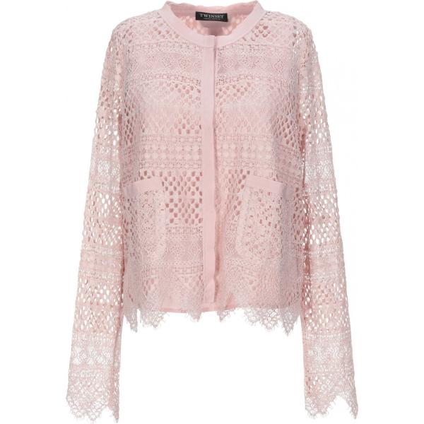 blazers Twinset rose teinte unie