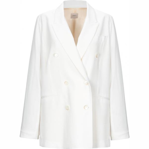 Vestes, blazers et manteaux ..,Merci blanc à rayures