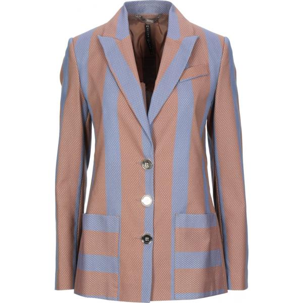 blazers Manila Grace marron à rayures