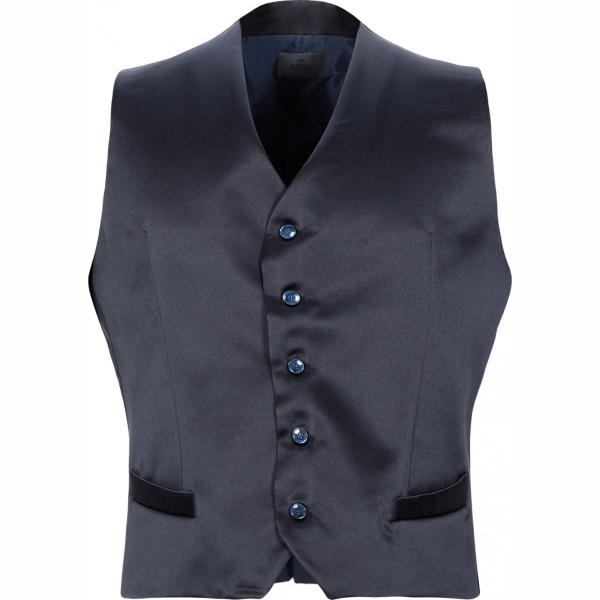 gilets sans manche Domenico Tagliente bleu teinte unie
