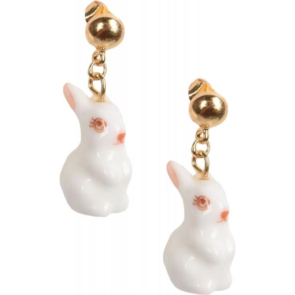 boucles doreilles Nach blanc
