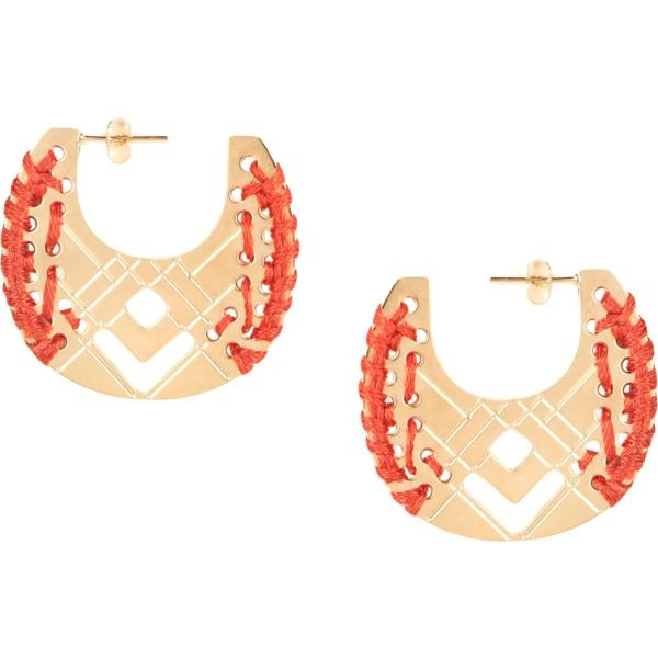 boucles doreilles Camille Enrico rouge