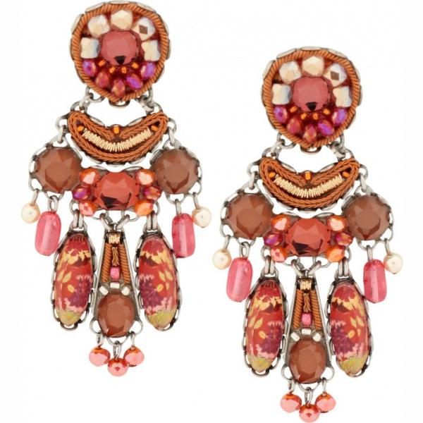 boucles doreilles Ayala Bar orange