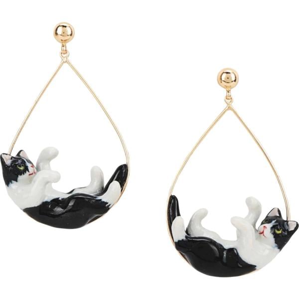 boucles doreilles Nach noir