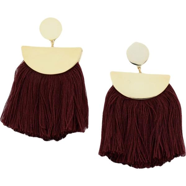 boucles doreilles Eyland rouge