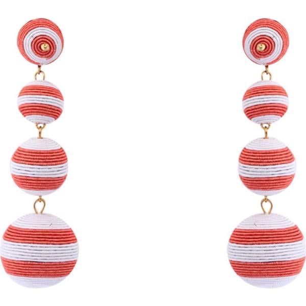 boucles doreilles Kenneth Jay Lane orange
