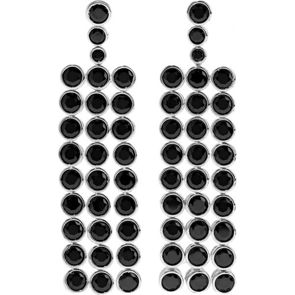 boucles doreilles CZ by KENNETH JAY LANE noir