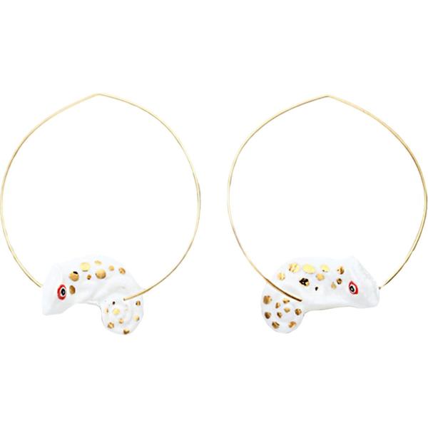 boucles doreilles Nach jaune