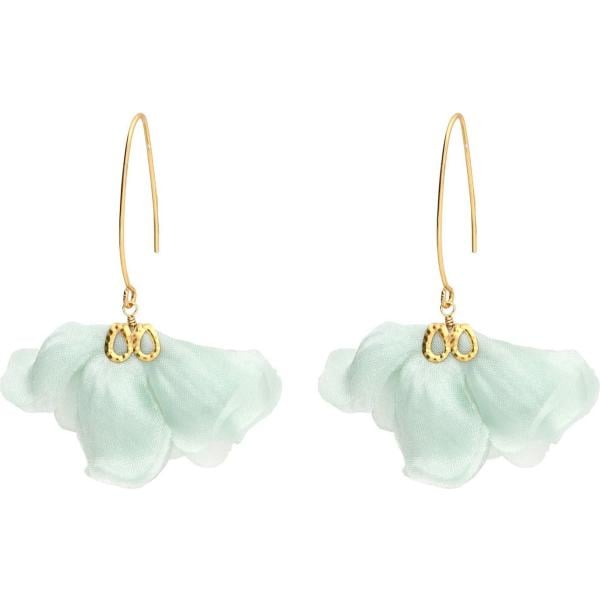 boucles doreilles Taolei vert