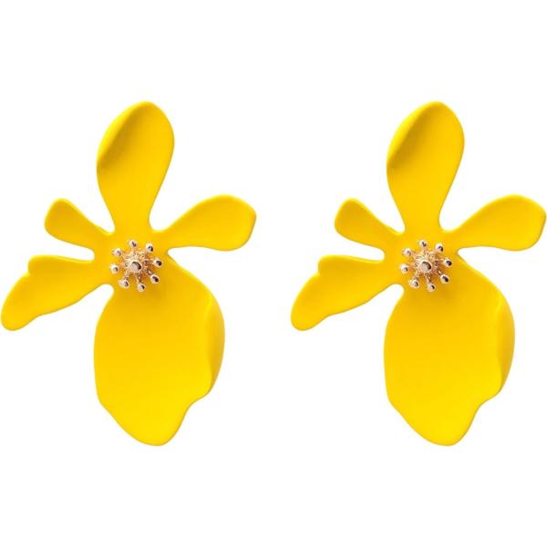 boucles doreilles Taolei jaune