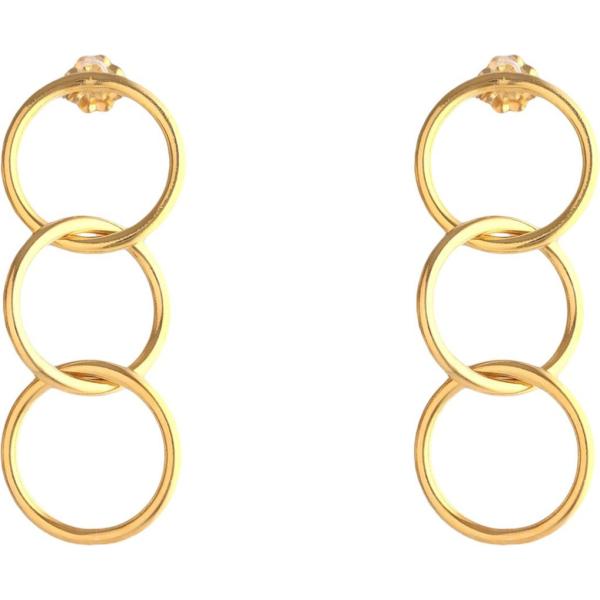 boucles doreilles Kara Yoo jaune