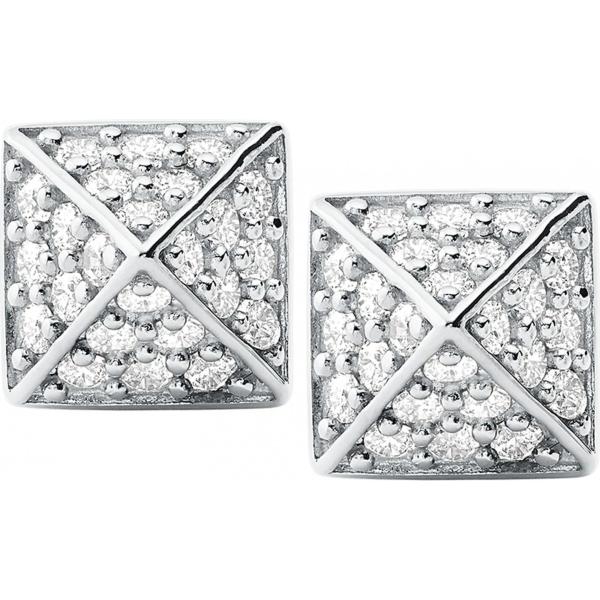 boucles doreilles Michael Kors gris