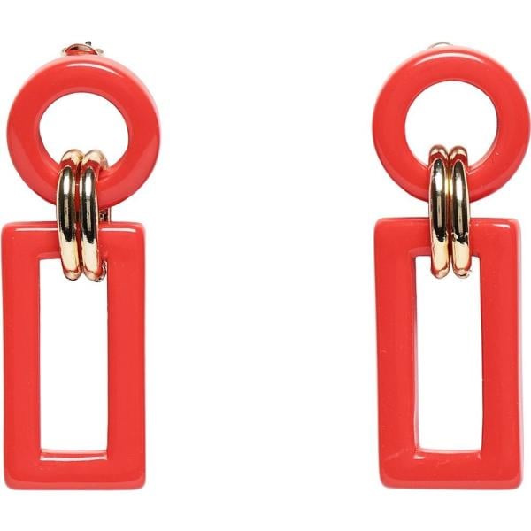 boucles doreilles 8 by YOOX rouge