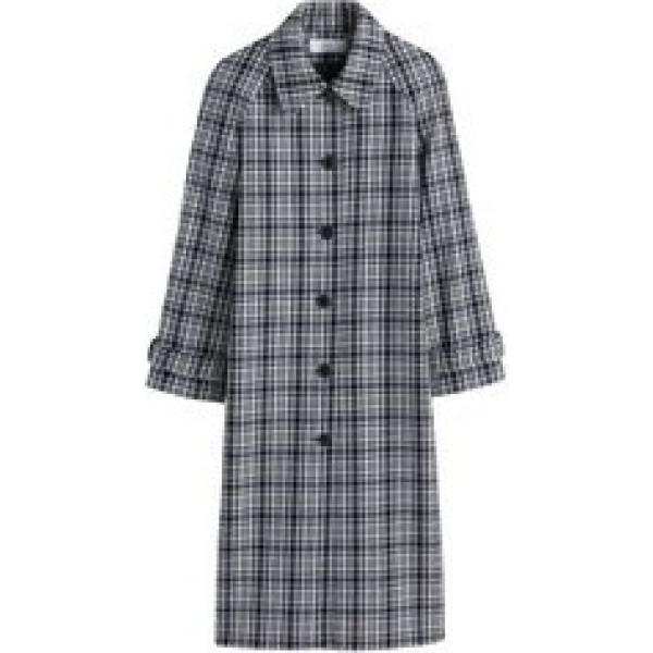 abrigos La Redoute Collections gris de cuadros