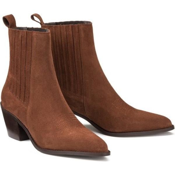 botas cowboy La Redoute Collections marrón