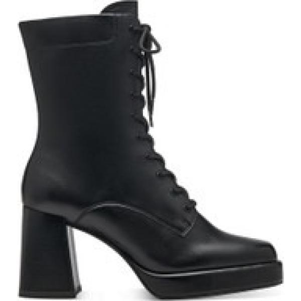 Botines mujer negro online tacon ancho