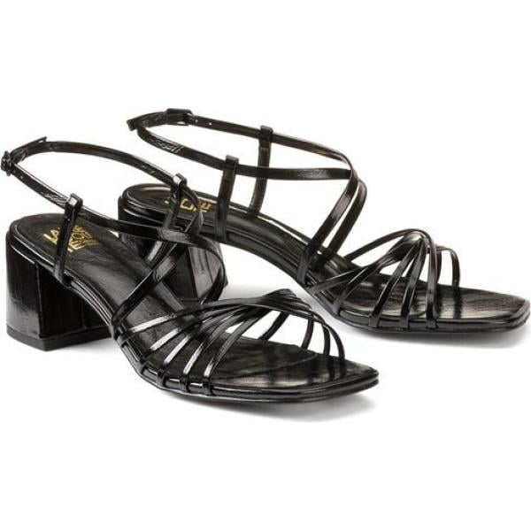sandalias de piel La Redoute Collections negro