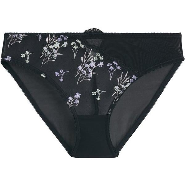 braga culotte La Redoute Collections negro de flores