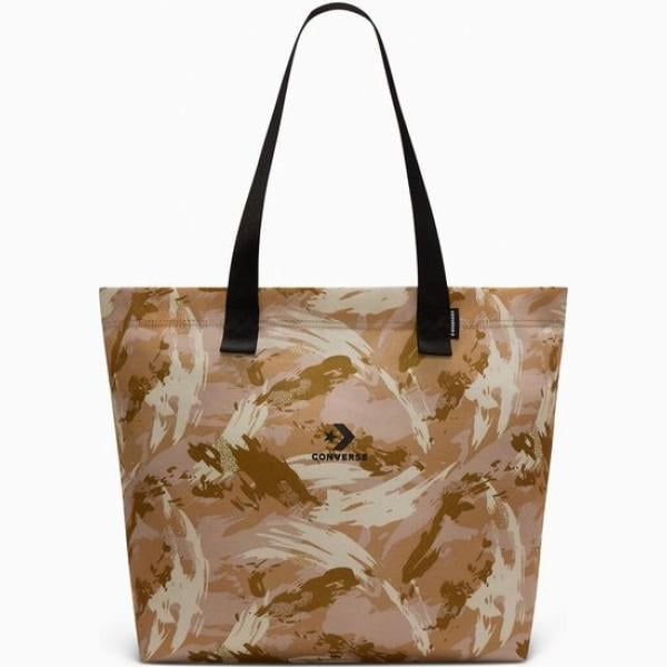 bolso tote Converse marrón militar