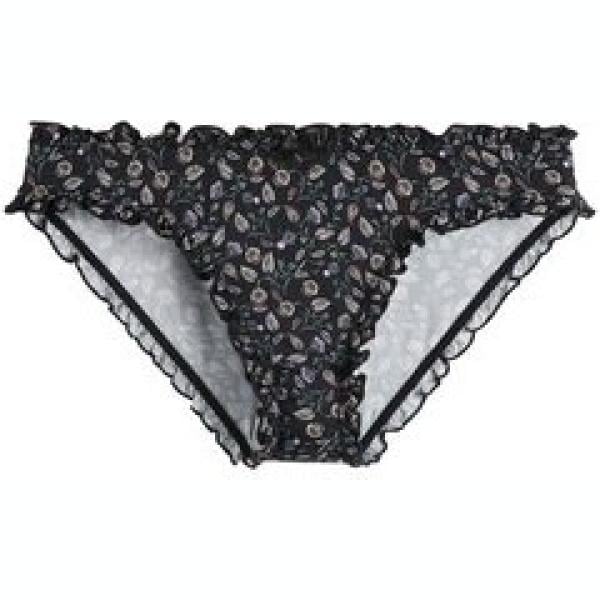 braga culotte La Redoute Collections negro con diseños