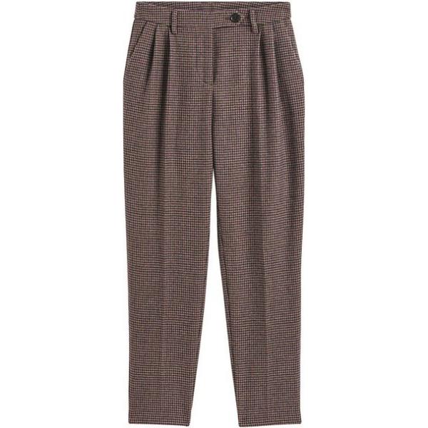 pantalones La Redoute Collections marrón de cuadros