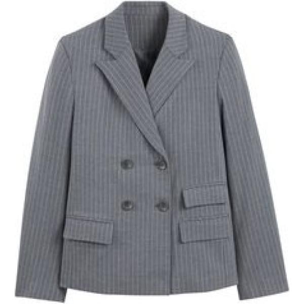 blazers La Redoute Collections gris de rayas