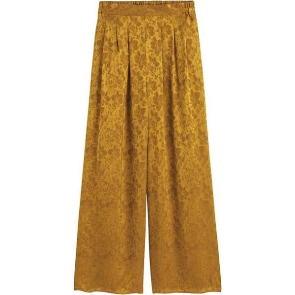 pantalones La Redoute Collections marrón de flores