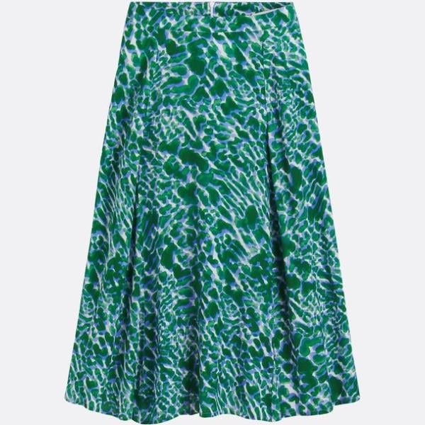 faldas La Redoute Collections verde con diseños