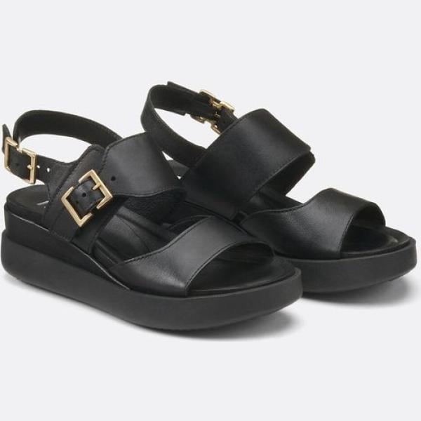 sandalias de piel Mjus negro