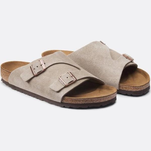 sandalias Birkenstock marrón