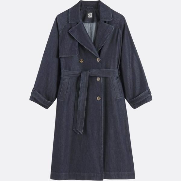 trench La Redoute Collections gris