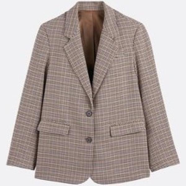 chaquetas La Redoute Collections gris de cuadros