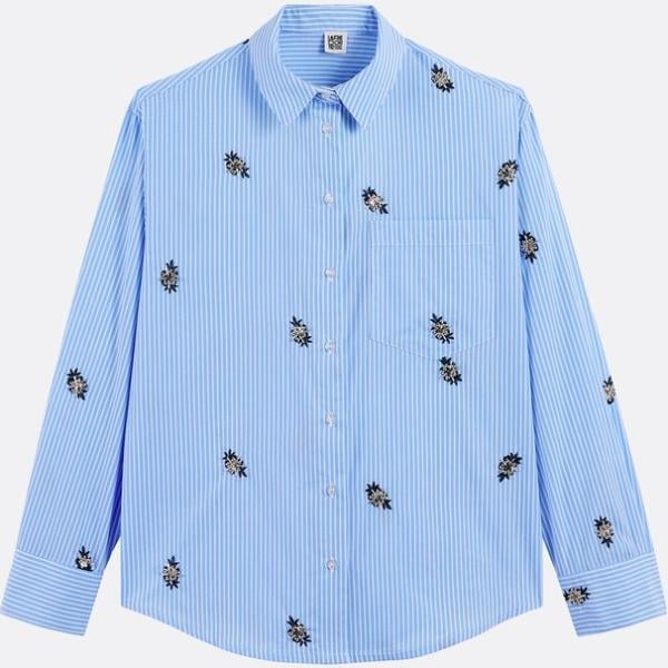 camisas La Redoute Collections azul de rayas