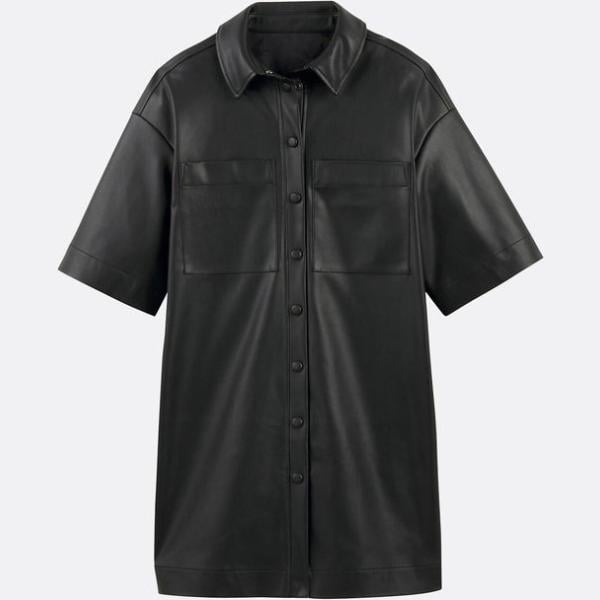 vestidos camiseros La Redoute Collections negro