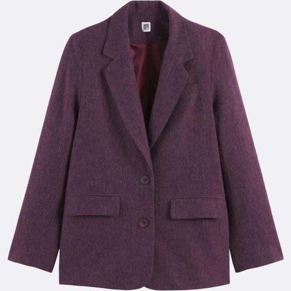 blazers La Redoute Collections marrón con diseños