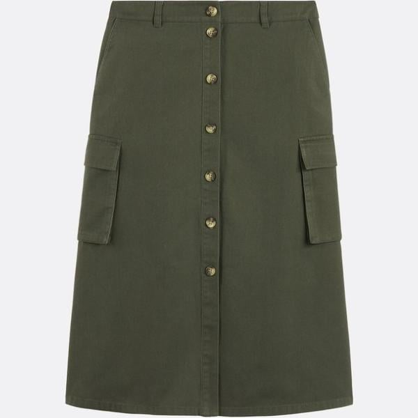 minifaldas La Redoute Collections verde militar