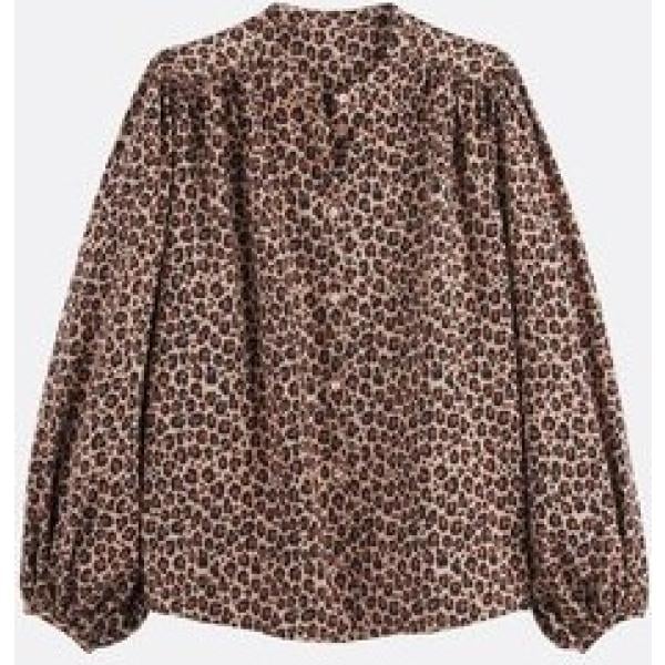 camisas La Redoute Collections marrón animalier