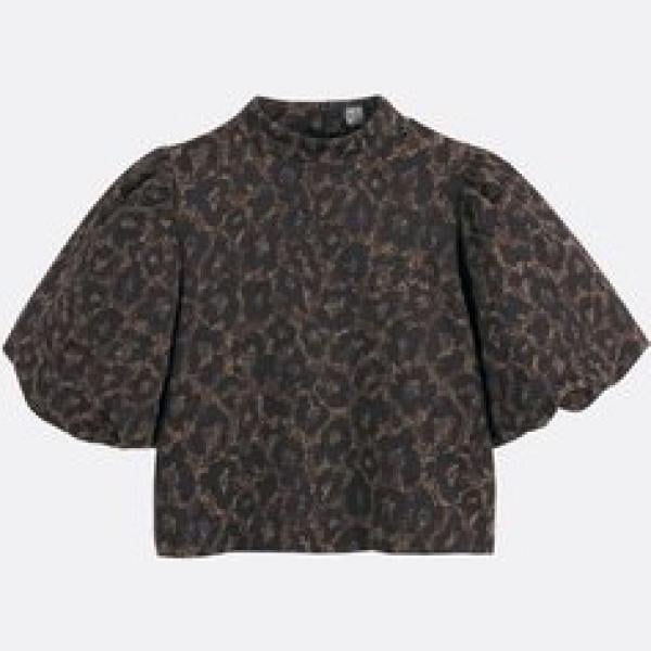 blusas La Redoute Collections gris animalier