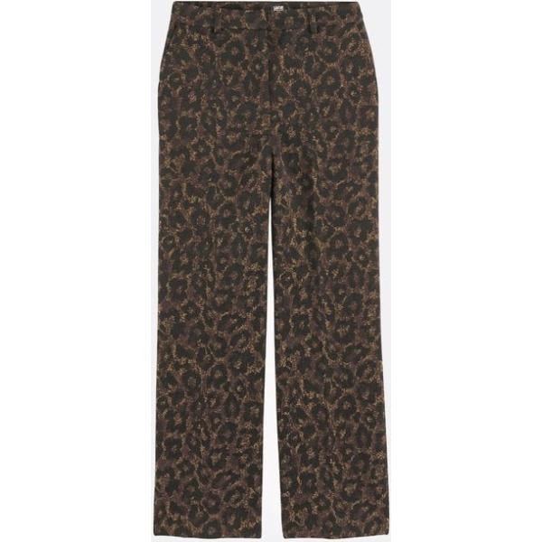 pantalones La Redoute Collections marrón animalier