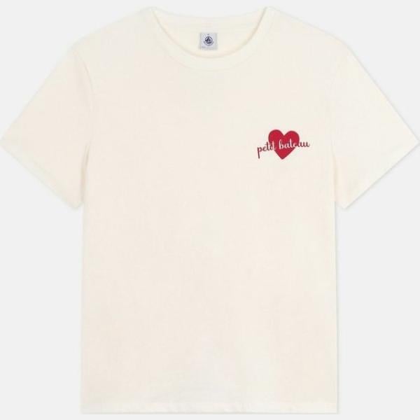camiseta Petit Bateau blanco